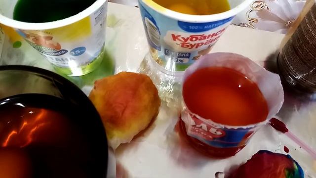 Красим яйца к Пасхе!