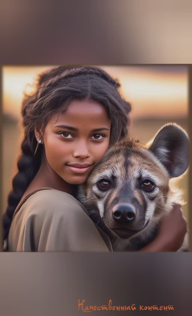 Девушки с животными😊