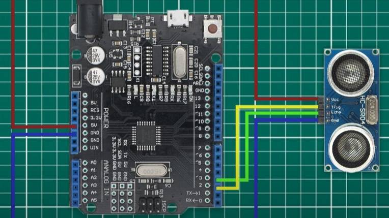 Подключаем датчик расстояния к ARDUINO UNO 🤖