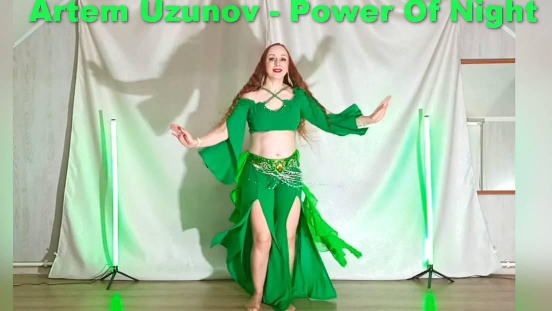 Восточный танец. Танец живота.Belly dance. Artem Uzunov - Power Of Night.