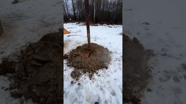 Бурение колодца машиной