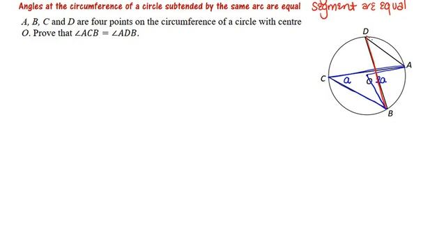 SM U1 T3 Angles in the same segment are equal