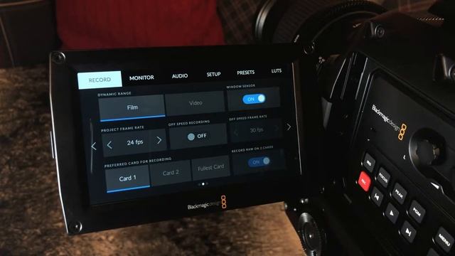 Blackmagic URSA Mini 4.6k - LES PRESETS