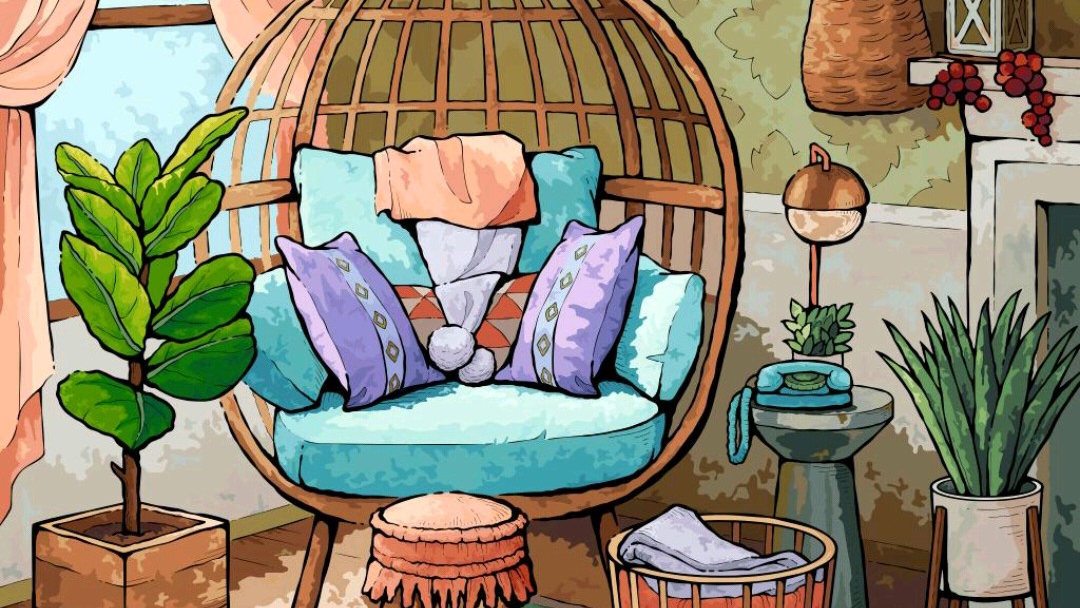 💃🌈 Танец красок 🛋️ Уют  🧩 1718 элемента  ⏳ за 54 мин