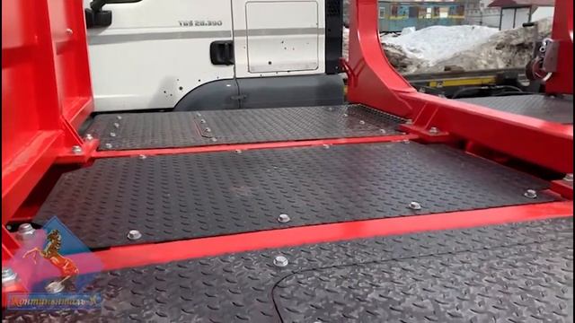 Сортиментовоз с гидроманипулятором VPL 100-76L на шасси Камаз 43118-50