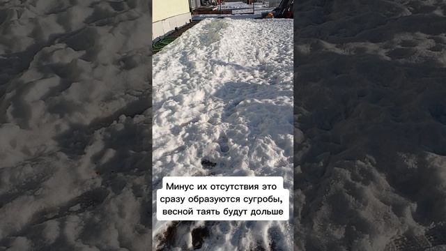 Снегозадержатели. Нужны или нет?