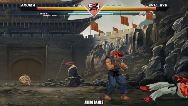 SHIN AKUMA VS EVIL RYU! ARINO GAMES BEST FIGHT!