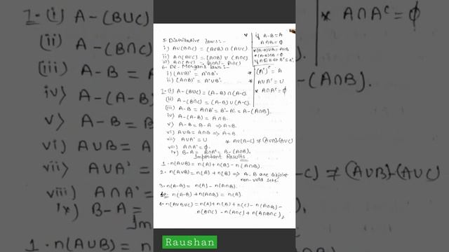 set,relation &functions #notes