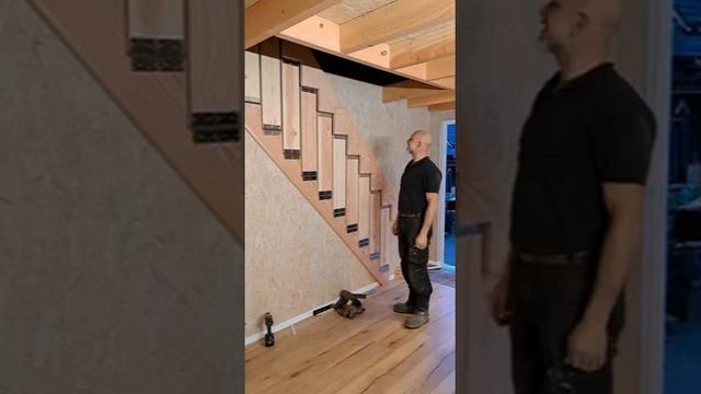 Отличное решение для складной лестницы на чердак👍