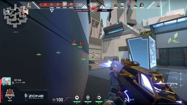 Absolute JUPITER vs SCARZ Game2 : RAGE VALORANT JAPAN TOURNAMENT Day2 Finals