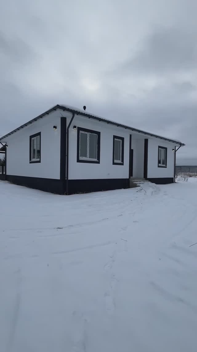 Новый коттедж с газом на большом участке ИЖС