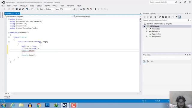 Bool keyword in C# With Program