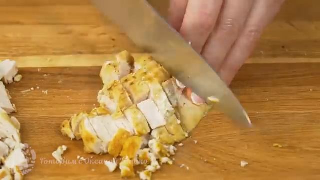 Куриный салат с ананасами пошаговый рецепт