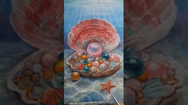 Mina Laguz (Дарья Ткаченко) Процесс создания новой морской картины