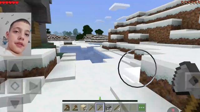 играем в Minecraft Строим дом в пещере с Сашей А