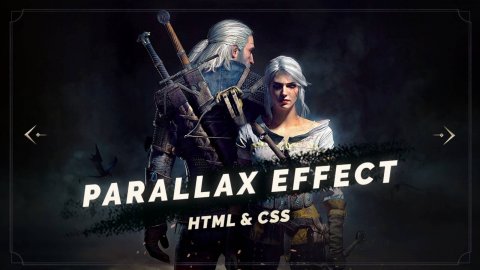 Создание красивого сайта с горизонтальным Parallax эффектом (HTML CSS JavaScript)