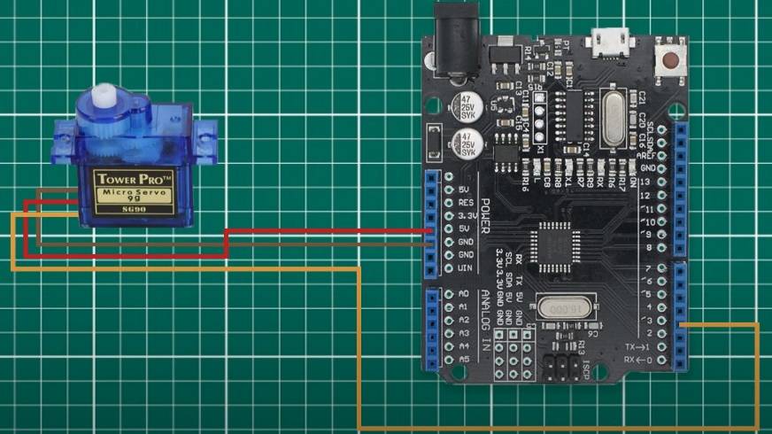 Сервопривод на ARDUINO UNO 🤖