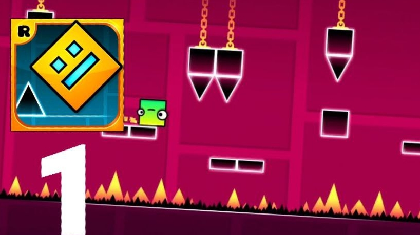 Geometry Dash - Gameplay Walkthrough Part 1 - Tutorial
