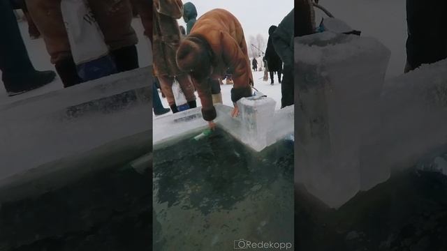 Крещенские купания в Бийске.