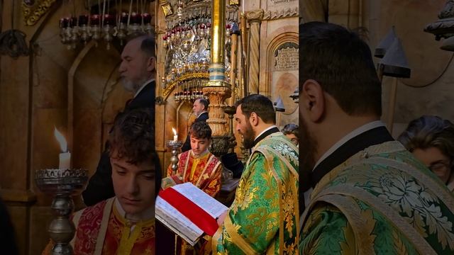 Праздник Крещения Господня в Храме Гроба Господня. 19-01-2025