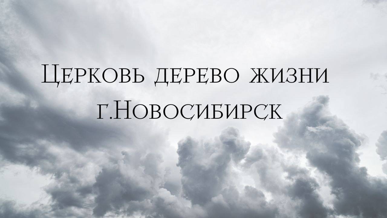 19.01.25. Новосибирск "Вера ведет к благодати Бога" - Дмитрий Фомичёв.