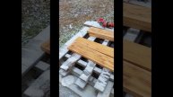 Изготовил своими руками для отдыха в беседке.
стол скамейку-диван и табуретки