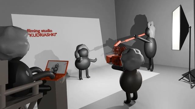 Анимационный плакат для студии съёмок «Кудряшки»
