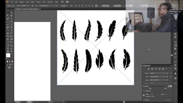 How to Convert a Picture from Pixels to Vector | Illustrator Tutorial