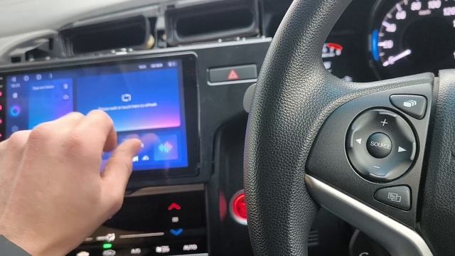 Установка Android магнитолы в Honda Fit с подключением CAN шины, камера заднего вида с 3 режимами