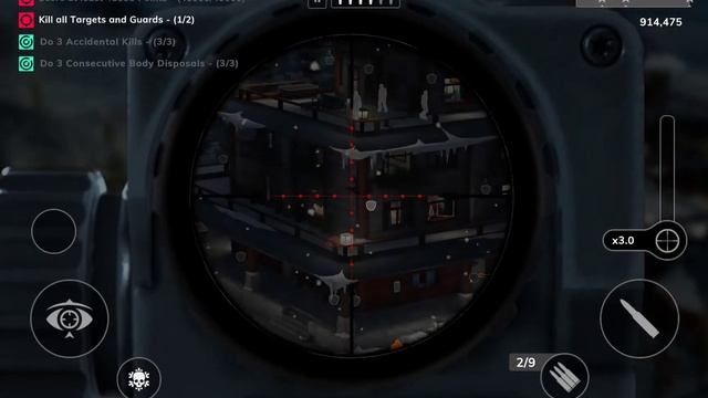 Hitman Sniper 2: World of Assassins - Last mission in Tutorial stage.