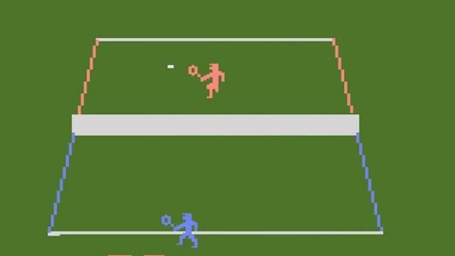 Atari 2600 Прохождение [064] Tennis