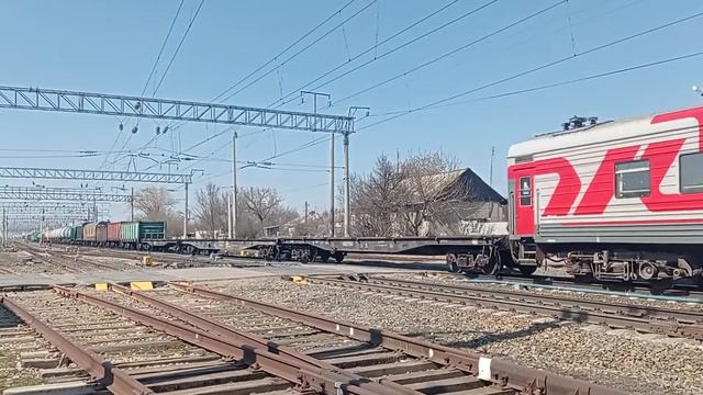 ВЛ80С-1567Б/1030 с грузовым поездом
