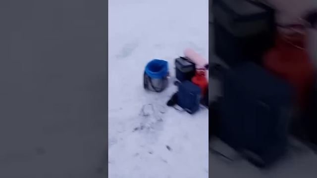 Рыбалка в крещение.