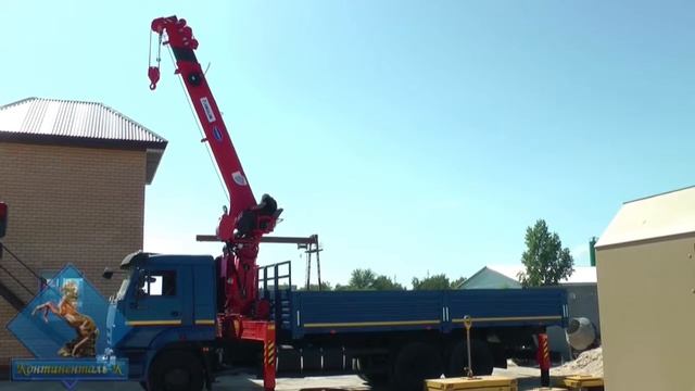 Бортовой Камаз-65117 с КМУ Kanglim KS 1256G-II
