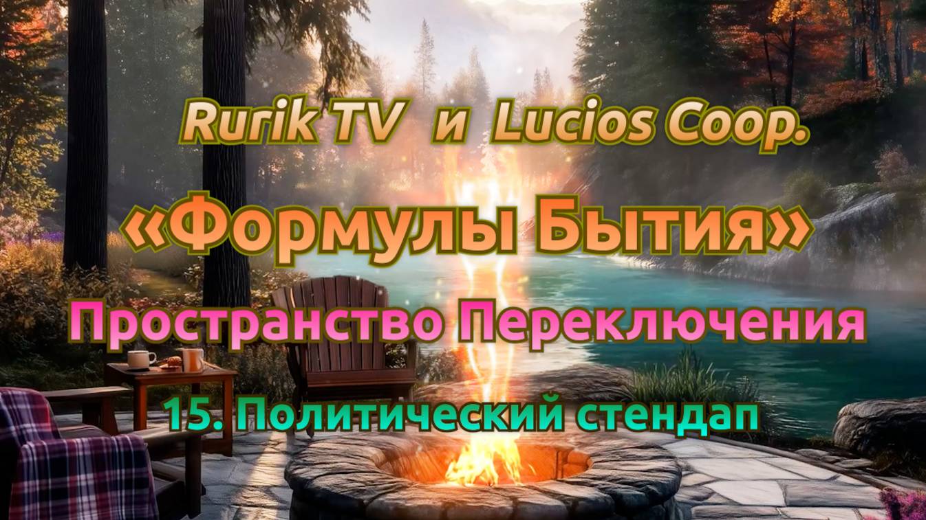 «Формулы Бытия» Пространство Переключения 15. Политический стендап