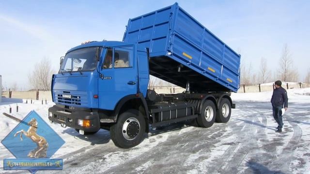 Самосвал на шасси Камаз-65115 с трехсторонней разгрузкой