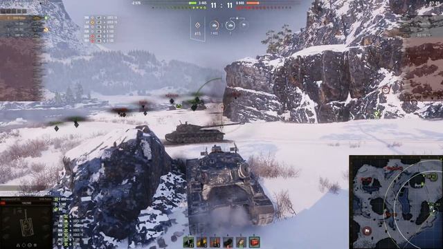 Мир танков. WOT. Бой на M48A5 Patton. Взял 8 фрагов и 10.3К урона