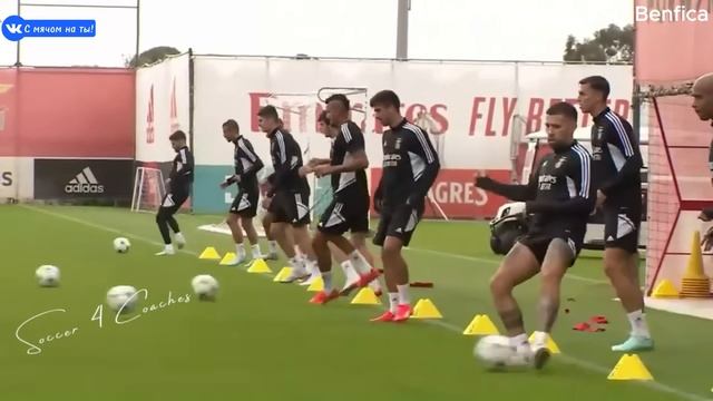 Разминка от португальской SL  Benfica / Warm-up from Portuguese SL Benfica