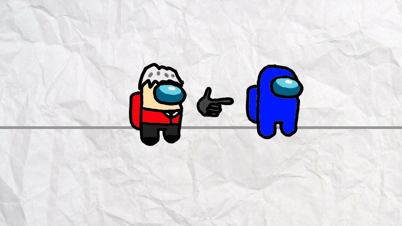 Demaster kills amogus character part 1