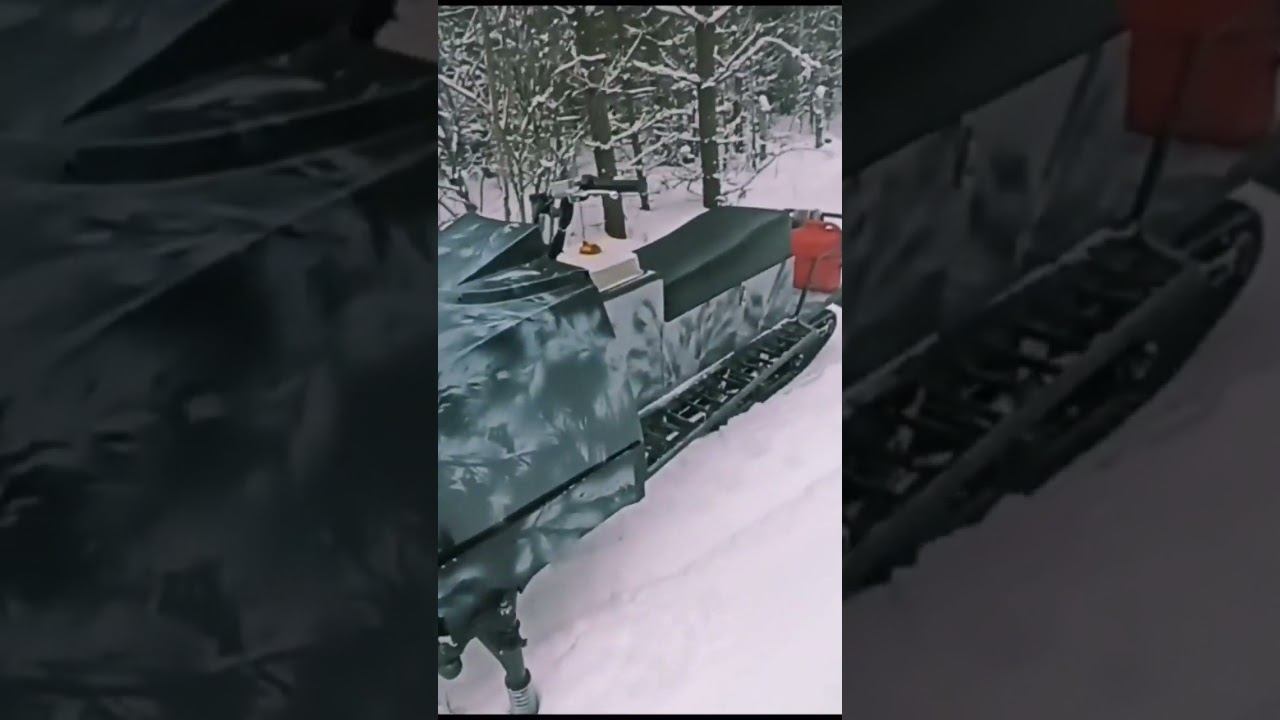 преображение  самодельного снегохода