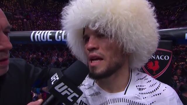 UFC311 Умар Нурмагомедов слова после боя