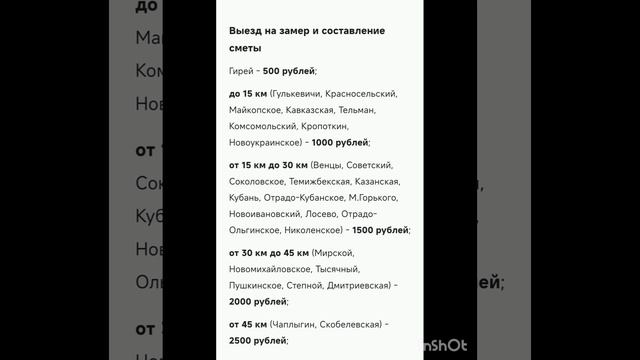 Ремонт квартир в районах: Гулькевичский, Кавказский, Новокубанский, Тбилисский, Тихорецкий