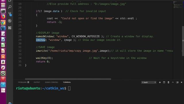 13.14. OpenCV (C++)
Open and Save Images
