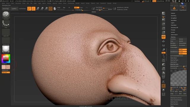 7. Маска ZBrush & Curvature map _ Уроки на русском (720p)