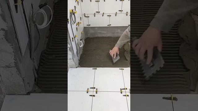 Укладка плитки.