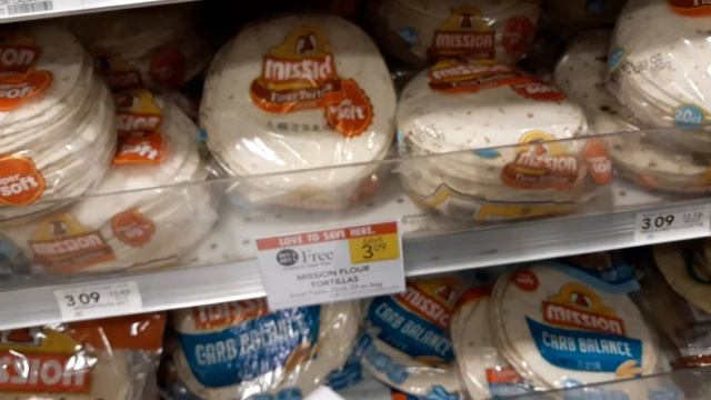 Mission Small Fajitas shells 55¢ at Publix