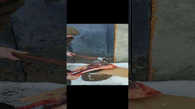 тест топора на лосе