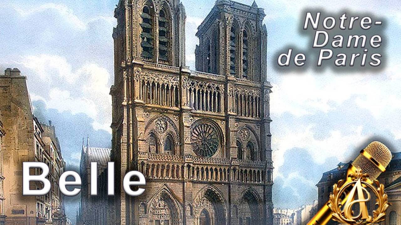 Notre-Dame de Paris - Belle (русская версия караоке 1), Петкун, Голубев, Макарский, по партиям \4:42