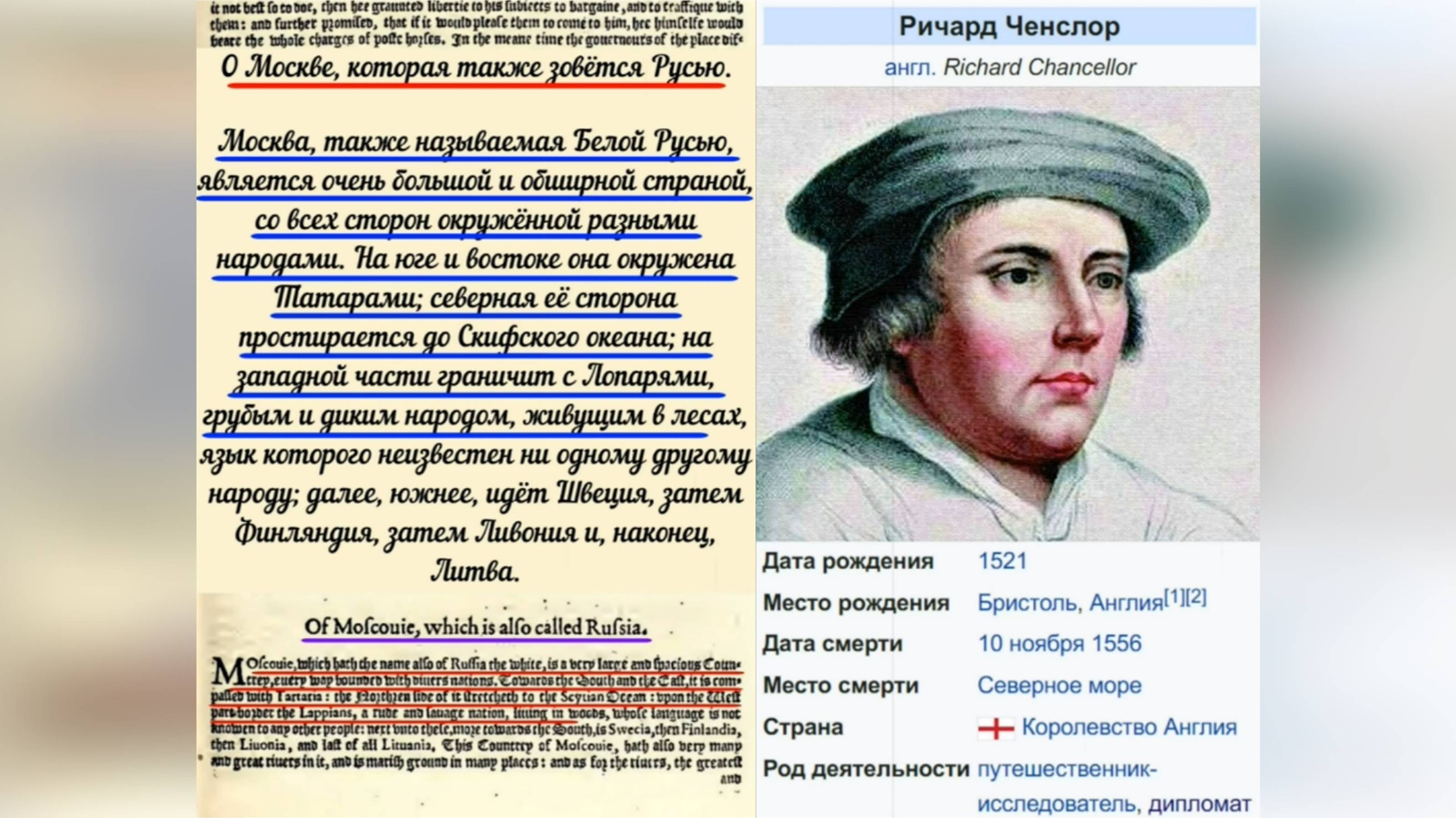 Английский Дипломат о Руси 16 век