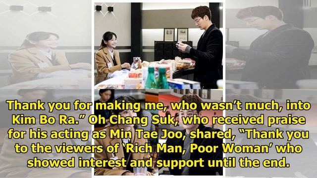 Cast Of "Rich Man, Poor Woman" Share Thoughts After The End Of The Drama